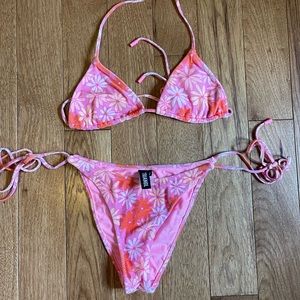 Triangl swimwear pink floral slushy